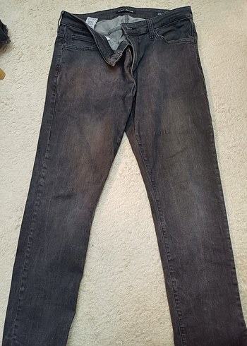 Gri Erkek Denim Pantolon mavi