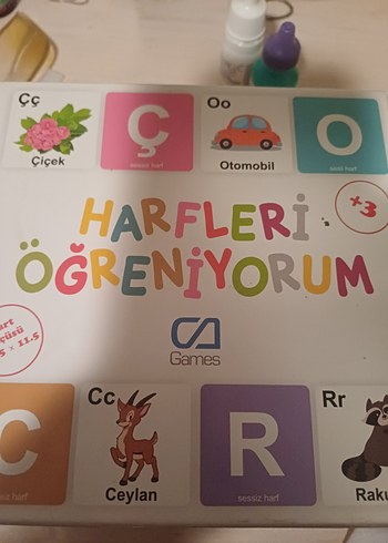 Harfleri Öğreniyorum Eğitici Oyun Seti