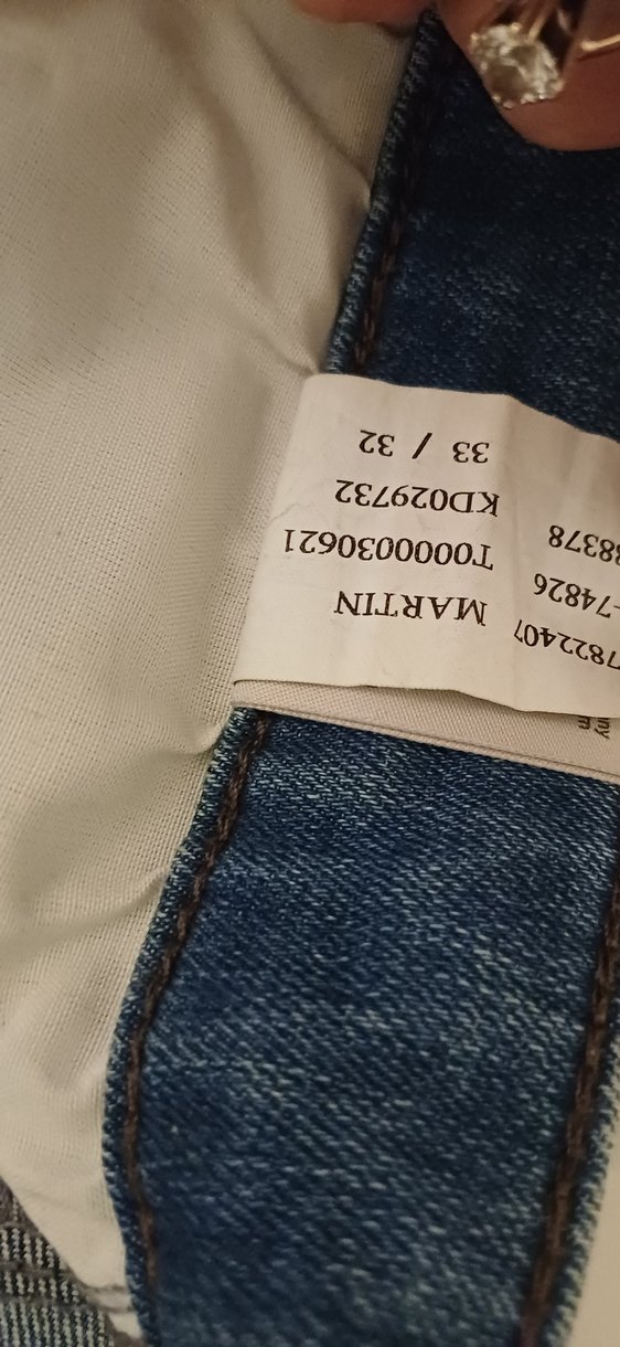Erkek Mavi Parlak Denim Regular Fit Jean - Görsel 3