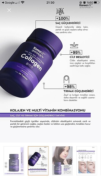 KoreaVit Collagen Kolojen - Görsel 2