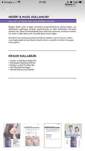 KoreaVit Collagen Kolojen - Görsel 5