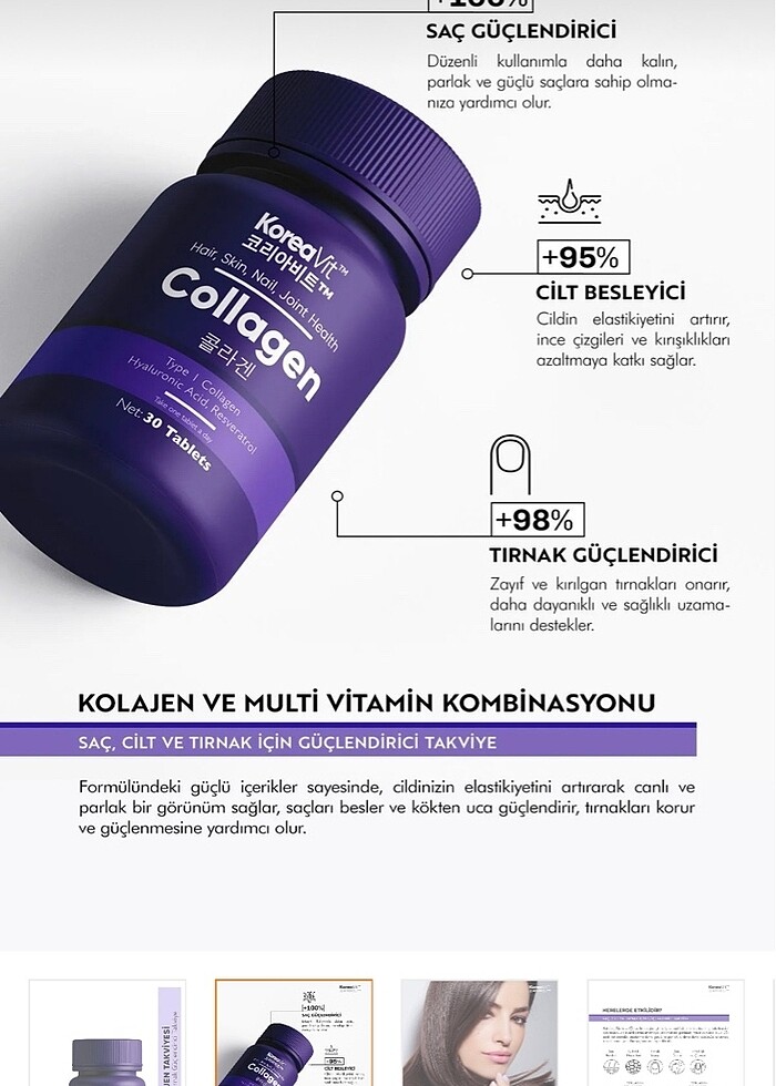 KoreaVit Collagen Kolojen - Görsel 2