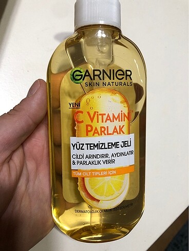Garnier yüz temizleme jeli
