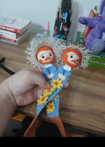 Beden Renkli Örgü Bebekler - Kız ve Erkek
