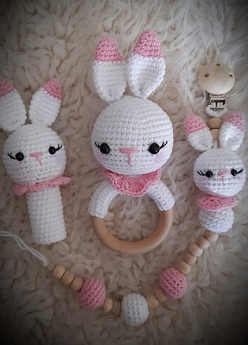Amigurumi çıngırak seti