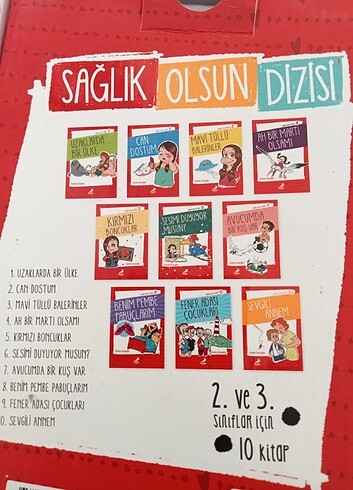 Sağlık Olsun dizisi kitap seti Erdem yayınları