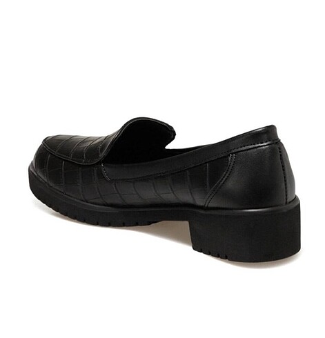 Diğer Siyah bayan loafer oxford Ayakkabı