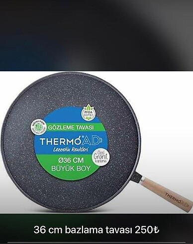 36 cm gözleme tavası