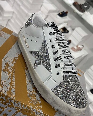 Golden Goose Deluxe Hakiki deri spor ayakkabı