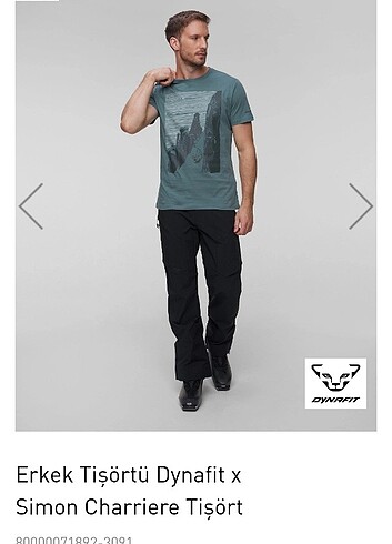 l Beden turkuaz Renk Dynafit Tshirt