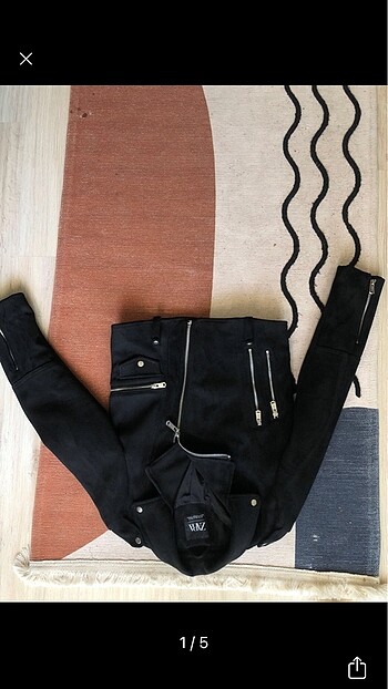 zara süet biker ceket