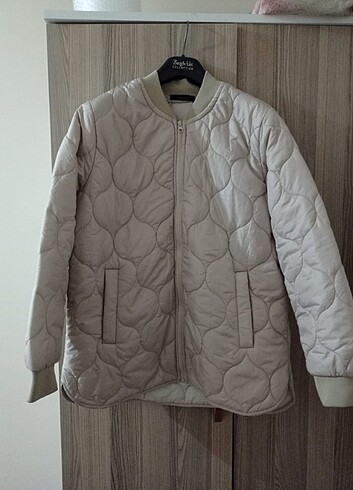 Taş/Gri Renk Unisex Mont