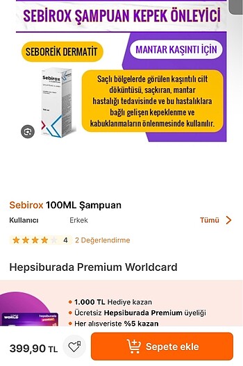 Beden Renk Ketoral Şampuan