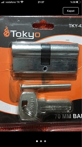 Tokyo kapı kilidi 5 anahtarlı