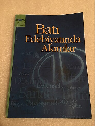 AÖF Batı Edebiyatında Akımlar ders kitabı