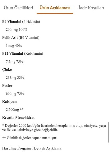 Hardline Progainer 5000 gr - Görsel 7