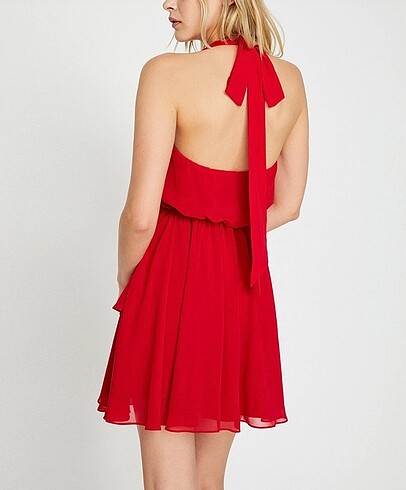 Koton Party Wear Fiyonk Detaylı Elbise