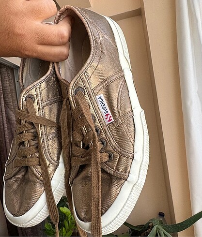 40 Beden altın Renk Superga Bronz