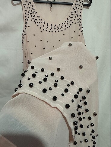 İpekyol Boncuklu Şifon Elbise - Görsel 4