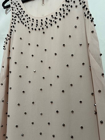 İpekyol Boncuklu Şifon Elbise - Görsel 9