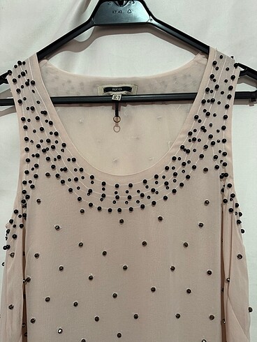 İpekyol Boncuklu Şifon Elbise - Görsel 5