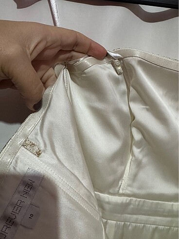 Forever New Straplez Elbise - Görsel 7