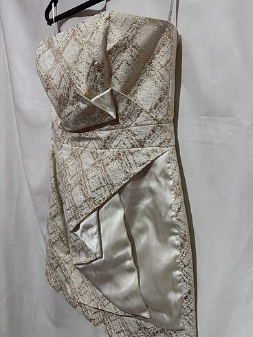 Forever New Straplez Elbise - Görsel 3