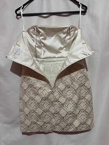 Forever New Straplez Elbise - Görsel 5