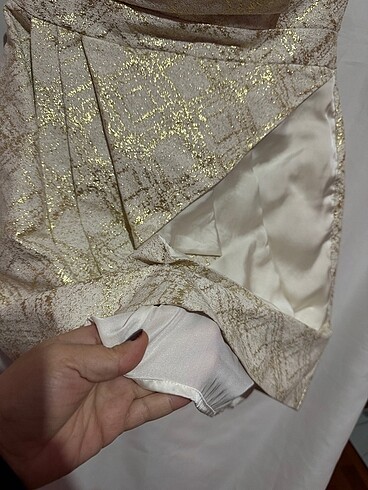 Forever New Straplez Elbise - Görsel 11