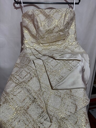 Forever New Straplez Elbise - Görsel 10