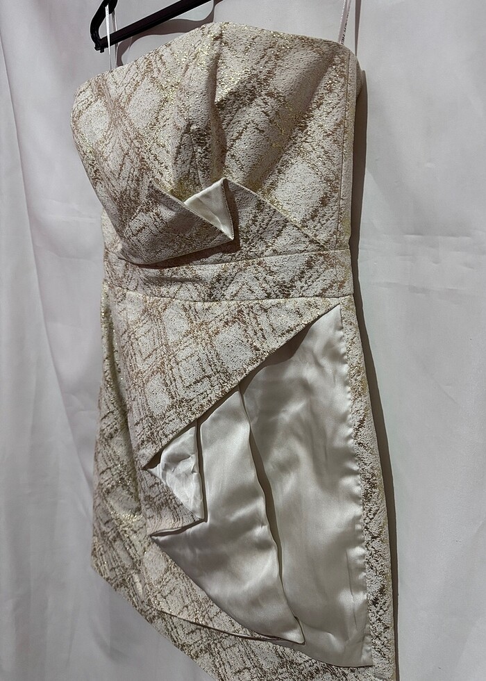 Forever New Straplez Elbise - Görsel 3