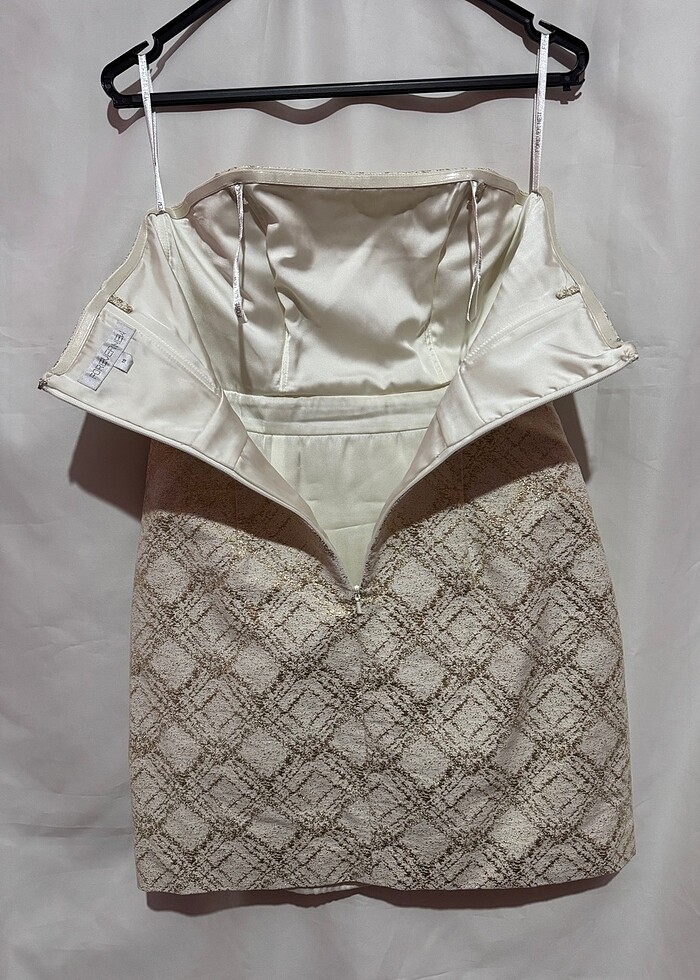 Forever New Straplez Elbise - Görsel 5