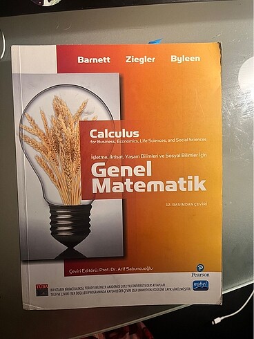 Üniversite genel matematik kitabı