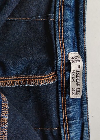 Düğmeli Kadın Midi Kot Şort - Görsel 4