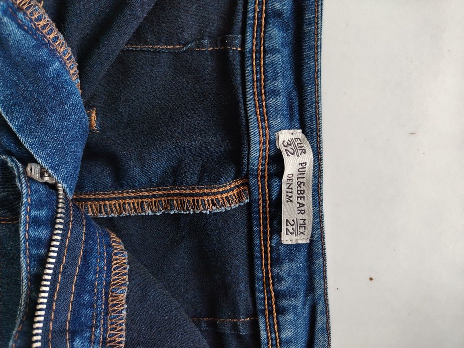 Düğmeli Kadın Midi Kot Şort - Görsel 4