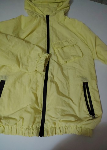 Sarı Kapüşonlu Erkek Çocuk  Yağmurluk - Görsel 2