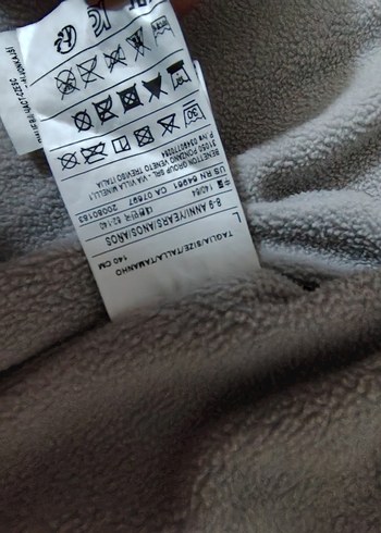 Benetton Kız Çocuk Bej Kapüşonlu Fermuarlı yağmurluk - Görsel 4