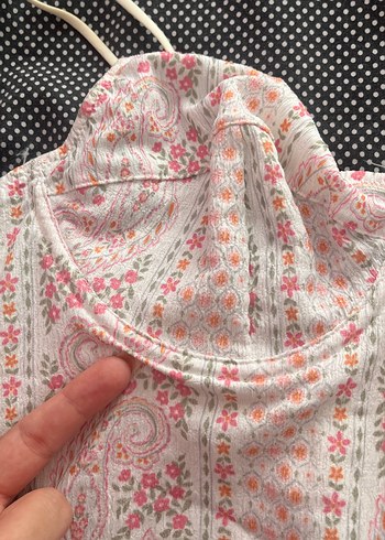 diğer Beden pembe Renk Nakışlı Dantelli Bohem Midi Büstiyer
