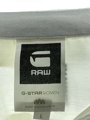 l Beden beyaz Renk G-star Raw Gömlek %70 İndirimli.
