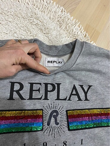 m Beden REPLAY SWEATSHİRT