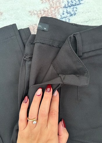 Trendyol & Milla Kemerli Kahverengi Kadın Kumaş Pantolon