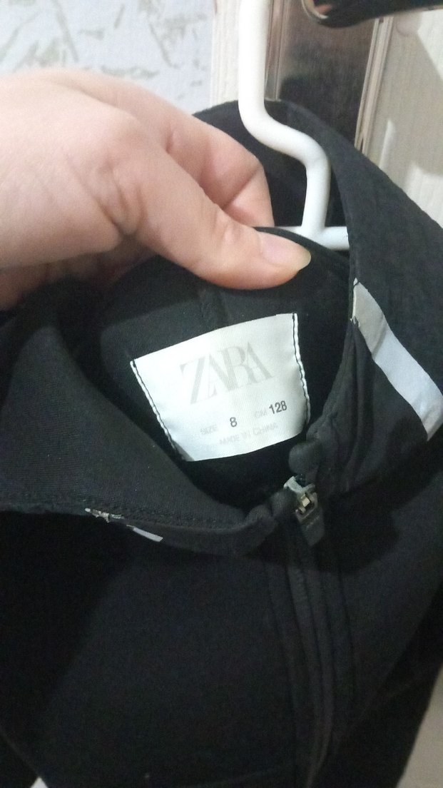 Siyah Fermuarlı Erkek Çocuk Sweatshirt - Görsel 3