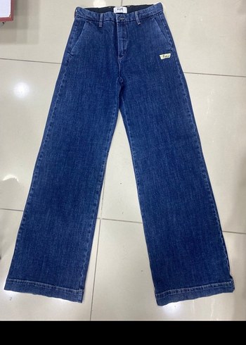 Diğer Mavi Genis Paca Denim Jean