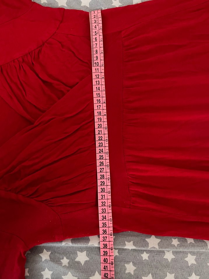 Kırmızı kadın elbıse - Görsel 5