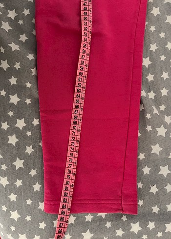 Renkli Nakışlı Pembe Kız Eşofman Altı - Görsel 3