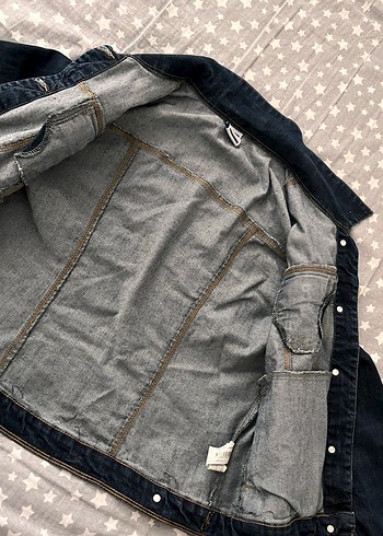 Düğmeli Kadın Kot Ceket - Görsel 3