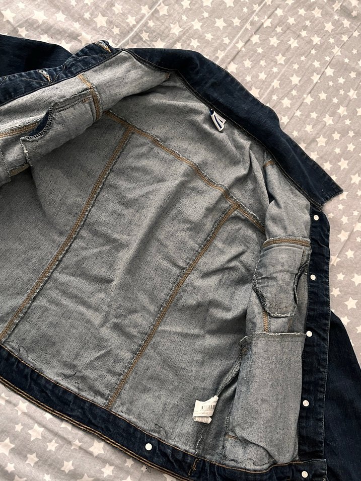 Düğmeli Kadın Kot Ceket - Görsel 3