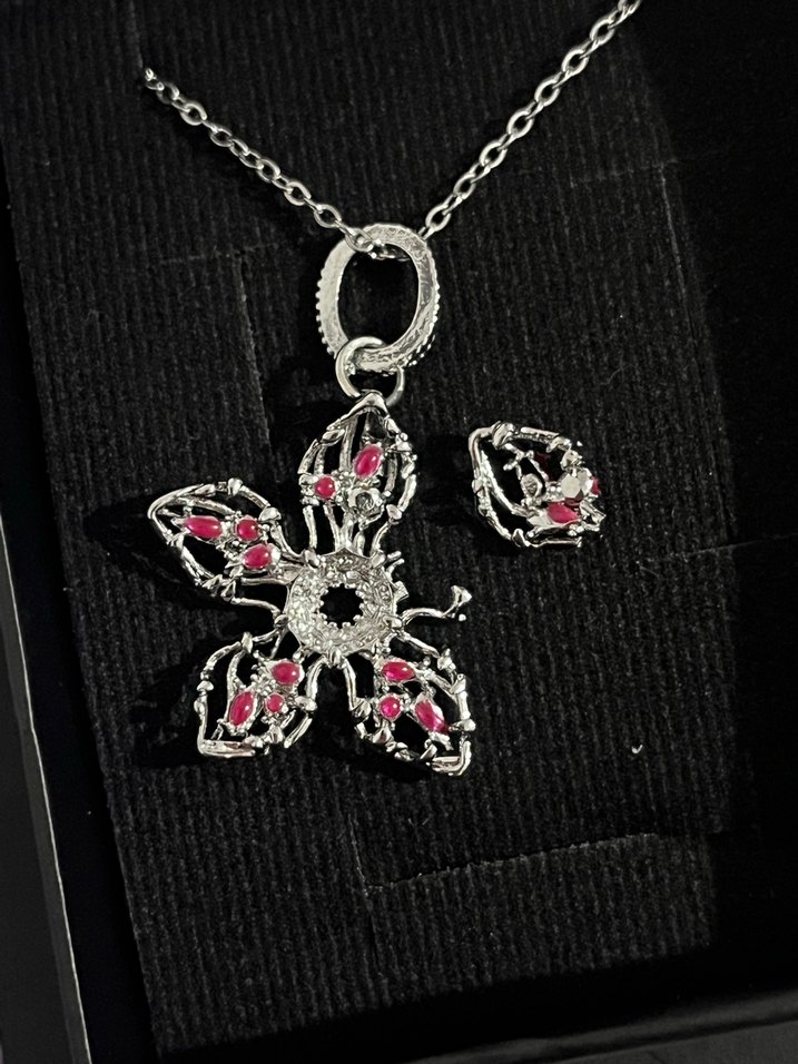 Stringer things demogorgon çelik kolye - Görsel 2