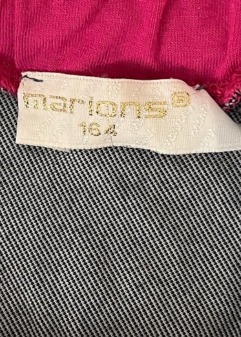 Düğmeli Koyu Pembe Siyah Kız Çocuk Etek - Görsel 3