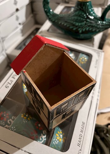 Ahşap Ev maketi kalemlik - Görsel 7